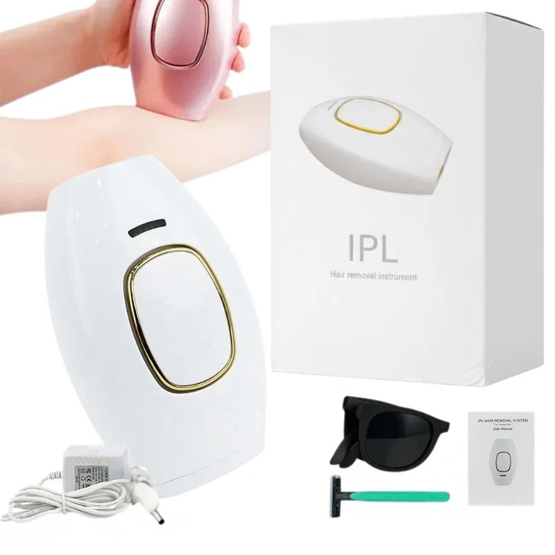 IPL Laser Hair Removal Device | Permanent Hair Reduction Epilator | Painless Body Hair Remover
